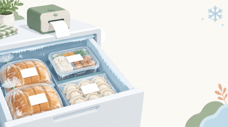 冷凍食品用ラベルの選び方
